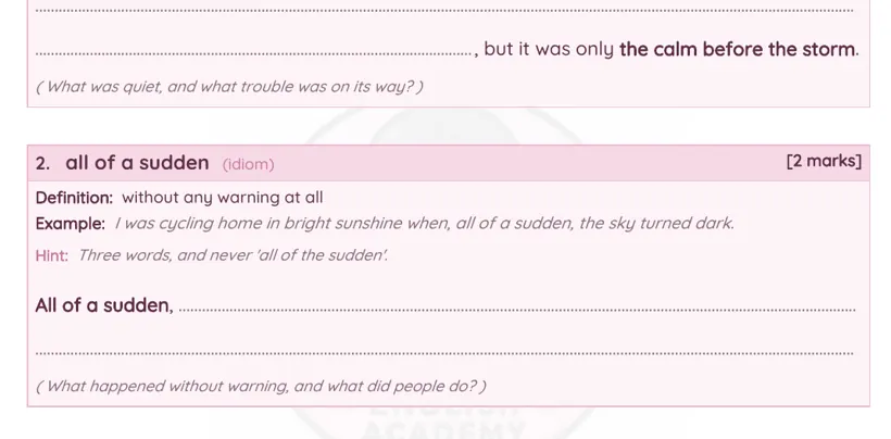 Assessment in worksheet 027